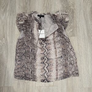 NWT GENERATION LOVE PYTHON SNAKE PRINT TOP